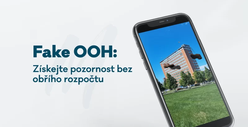 Fake OOH jako způsob, jak zaujmout i bez milionového rozpočtu.